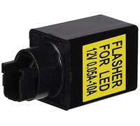 Puig 5180 N Relais de 4 Pins pour Clignotants à LEDs, Couleur Noir