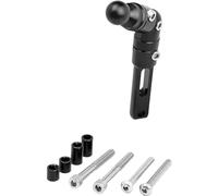 Puig 5250W Bulle Touring Plus extra haute et aérodynamique en acrylique haute résistance avec profil arrondi maximisant la protection et le confort sur route, Transparent