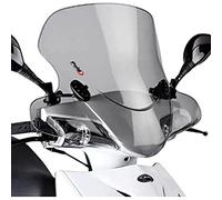 Puig 5520H City Touring saute-vent pour scooter avec protection renforcée contre le vent et les conditions urbaines exigeantes, Fumé