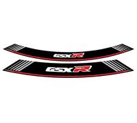 Puig 5525P Bandes adhésives en Arc en PVC Haute résistance avec Design Large et Finition Durable pour la Personnalisation des Jantes, Argent