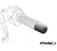 Puig 5621V Embouts de guidon longs couleur vert pour personnalisation sportive et légèreté sans modifications
