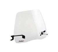 Puig 5671W Carenabrises Trafic et Urban bulle aérodynamique urbaine en polycarbonate de 3 mm avec profil arrondi et protection contre le vent pour la conduite quotidienne, Transparent