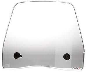 Puig 5844W Carenabrises Trafic et Urban bulle aérodynamique urbaine en polycarbonate de 3 mm avec profil arrondi et protection contre le vent pour la conduite quotidienne, Transparent