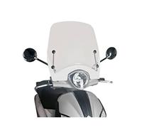 Puig 5850W Carenabris T.S. protection d’échappement avec base en silicone et rouleaux pour absorption des impacts et glissement en cas de chute, Transparent