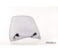 Puig 5858H Carenabrises Trafic et Urban bulle aérodynamique urbaine en polycarbonate de 3 mm avec profil arrondi et protection contre le vent pour la conduite quotidienne, Fumé
