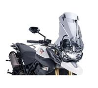 Puig 5918W Bulle Touring avec Visière Transparente conçue pour optimiser l’aérodynamique, améliorer la protection contre le vent et offrir plus de confort et de stabilité sur tout type de routes