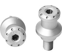 Puig Diabolos de bras oscillant 5922P – Aluminium usiné et anodisé, guide de béquille – Argent