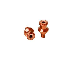 Puig 5923T Diabolos de bras oscillant en aluminium usiné et anodisé avec guide de béquille pour levage sécurisé et protection de l’ensemble, Orange