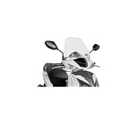 Puig 5978W Trafic and Urban Flyscreen aerodynamic urban polycarbonate screen, 3 mm thick, with rounded profile and wind protection for daily riding, Clear