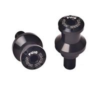 Puig 5988N Diabolos de bras oscillant en aluminium usiné et anodisé avec guide de béquille pour levage sécurisé et protection de l’ensemble, Noir