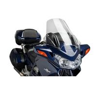 Puig Bulle Touring 5995W – Acrylique CN 4 mm, profil arrondi, haut et aérodynamique, transparent