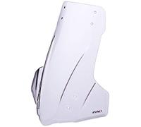 Puig 6002H Bulle Touring avec visière Haute et aérodynamique en Acrylique Haute résistance aux Chocs avec visière réglable Qui améliore la Protection et Le Confort en Conduite, Fumé