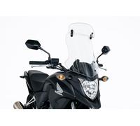 Puig 6002W Bulle Touring avec Visière Transparente conçue pour optimiser l’aérodynamique, améliorer la protection contre le vent et offrir plus de confort, stabilité et sécurité durant la conduite