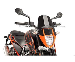 Puig 6009N Saut de Vent Naked New Generation Sport, Noir
