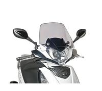 Puig 6019H Trafic and Urban Flyscreen aerodynamic urban polycarbonate screen, 3 mm thick, with rounded profile and wind protection for daily riding, Smoke