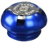 Puig 6157A Bouchon d’huile carter Hi-Tech bleu en aluminium avec fixation sécurisée et design sportif