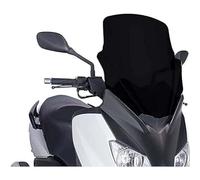 Puig 6259N Bulle V-Tech Line Touring en acrylique de 4 mm avec design aérodynamique anguleux pour une protection maximale et une réduction des turbulences, Noir