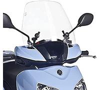 Puig 6264W Trafic and Urban Flyscreen aerodynamic urban polycarbonate screen, 3 mm thick, with rounded profile and wind protection for daily riding, Clear