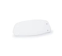 Puig 6269W Visière multiréglable avec vis avec système de fixation par vis et clip-on, fabriquée en matériau résistant de 3 mm pour ajustement aérodynamique, Transparent