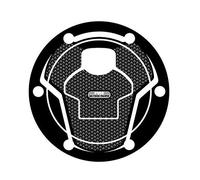 Puig 6297U Protections bouchon de réservoir protection adhésive au design sportif résistante aux impacts, rayures et rayons UV pour améliorer la protection et l’esthétique, Gris