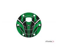 Puig 6298R Protections bouchon de réservoir protection adhésive au design sportif résistante aux impacts, rayures et rayons UV pour améliorer la protection et l’esthétique, Rouge