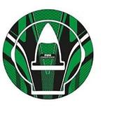 Puig 6306V Protections bouchon de réservoir protection adhésive au design sportif résistante aux impacts, rayures et rayons UV pour améliorer la protection et l’esthétique, Vert