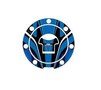Puig 6308A Protection de Bouchon de Réservoir Radikal en Bleu, Design Sportif et Protection Durable pour Motos