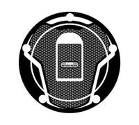 Puig 6309U Protections bouchon de réservoir protection adhésive au design sportif résistante aux impacts, rayures et rayons UV pour améliorer la protection et l’esthétique, Gris
