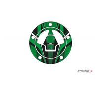 Puig 6312R Protections bouchon de réservoir protection adhésive au design sportif résistante aux impacts, rayures et rayons UV pour améliorer la protection et l’esthétique, Rouge