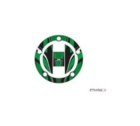 Puig 6318V Protections bouchon de réservoir protection adhésive au design sportif résistante aux impacts, rayures et rayons UV pour améliorer la protection et l’esthétique, Vert