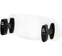 Puig 6319W Visière Multiréglable Clip-on pour Protection supplémentaire et réglage aérodynamique sur Bulles de Moto, Transparente