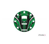 Puig 6322A Protections bouchon de réservoir protection adhésive au design sportif résistante aux impacts, rayures et rayons UV pour améliorer la protection et l’esthétique, Bleu