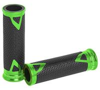 Puig 6325V Jeu de Poignées Modèle Radikal, Vert, 119mm