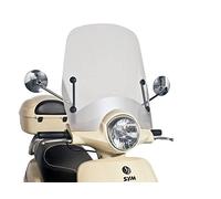 Puig 6331W Carenabris T.S. protection d’échappement avec base en silicone et rouleaux pour absorption des impacts et glissement en cas de chute, Transparent
