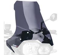 Puig 6365F Bulle Touring haut et aérodynamique en acrylique CN de 4 mm avec profil arrondi, zone supérieure plate et déflecteurs améliorant la protection, Fumé Foncé