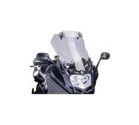 Puig 6375H Visière Clip-on multiréglable pour bulle de moto avec réglage de position et design résistant améliorant la protection aérodynamique, Fumé