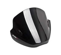 Puig 6407N Saute-Vent pour phares Non Ronds aérodynamique en Polycarbonate de 3 mm avec Design Sportif Qui améliore la Protection Contre Le Vent et la stabilité, Fumé