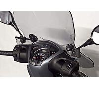 Puig 6436H City Touring saute-vent pour scooter avec protection renforcée contre le vent et les conditions urbaines exigeantes, Fumé