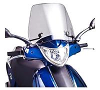 Puig 6533H Trafic and Urban Flyscreen aerodynamic urban polycarbonate screen, 3 mm thick, with rounded profile and wind protection for daily riding, Smoke