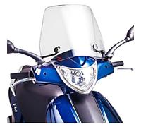 Puig 6533W Trafic and Urban Flyscreen aerodynamic urban polycarbonate screen, 3 mm thick, with rounded profile and wind protection for daily riding, Clear
