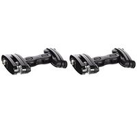 Puig 6799N Visière Clip-on multiréglable pour bulle de moto avec réglage de position et design résistant améliorant la protection aérodynamique, Noir