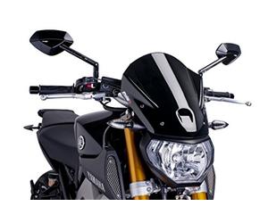 Puig 6861N Saut de Vent Naked New Generation Touring, Noir
