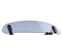 Puig 6871H Visière Clip-on multiréglable pour bulle de moto avec réglage de position et design résistant améliorant la protection aérodynamique, Fumé