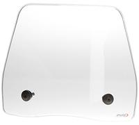 Puig 6882W Trafic and Urban Flyscreen aerodynamic urban polycarbonate screen, 3 mm thick, with rounded profile and wind protection for daily riding, Clear
