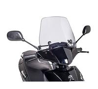 Puig 6886H Trafic and Urban Flyscreen aerodynamic urban polycarbonate screen, 3 mm thick, with rounded profile and wind protection for daily riding, Smoke