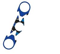 Puig 6949 Un Manche Protection d'écran pour Kawasaki ZX6R 07-08 Bleu,