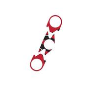 Puig 6949r Tige Protection d'écran pour Kawasaki ZX6R 07-08, Rouge