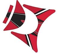 Puig 6953r Tige Protection d'écran pour Kawasaki Z1000 10 à 13, Rouge