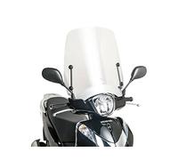 Puig 6998W Carenabris T.S. protection d’échappement avec base en silicone et rouleaux pour absorption des impacts et glissement en cas de chute, Transparent