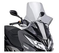 Puig 7020H Pare-brise Pour Kawasaki Moto Maxiscooter J300 2014-2015, gris fumé Taille M